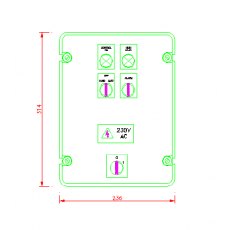 Single Pump Control Panel Single Phase
