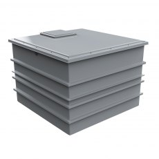 6001 Litre GRP Water Tank - Two Piece Insulated