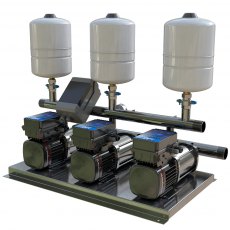 Vari-Rs Featuring Grundfos Triple booster Pump With TD Variable Speed Controller, 108L/MIN @ 4.5 BAR