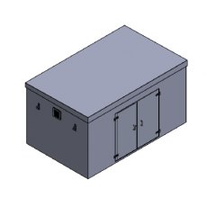 GRP Booster Set Grand Enclosure PWHG.4x2.5x2