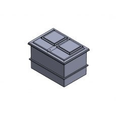 1500 Litre Divided GRP Water Tank, Insulated 1500 Litre Divided GRP Water Tank, Insulated