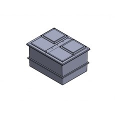 1590 Litre Divided GRP Water Tank, Insulated 1590 Litre Divided GRP Water Tank, Insulated