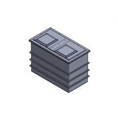 3001 Litre Divided GRP Water Tank, Insulated 3001 Litre Divided GRP Water Tank, Insulated