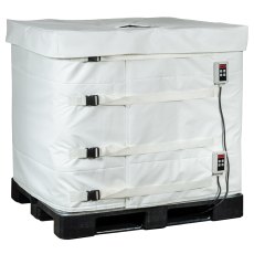 IBC Heater for 1000L IBC. 2 x heat bands with individual digital controllers (0-90ºC) FDA Approved