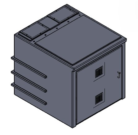 1000 Litre GRP Pump Enclosure with built in Tank, CAT 5 AB air gap