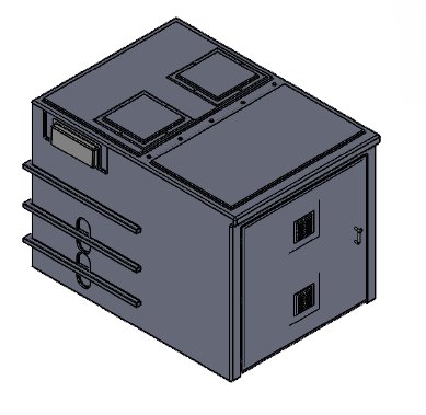 3000 Litre GRP Pump Enclosure with built in Tank, CAT 5 AB air gap