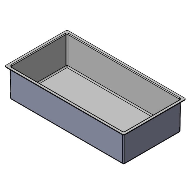 1002 Litre Open Top GRP Water Tank