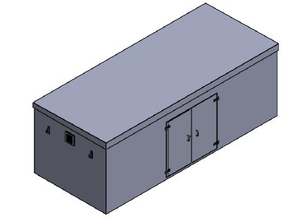 PWHG.6x2.5x2 GRP Booster Set Grand Enclosure