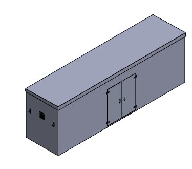 PWHG.8x2x2.5 GRP Booster Set Grand Enclosure