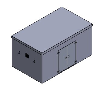 PWHG.6x3x2.5 GRP Grand Enclosure