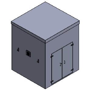 PWHG.2.5x2.5x3 GRP Grand Enclosure
