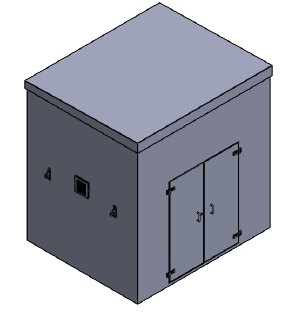 PWHG.3x2.5x3 GRP Booster Set Grand Enclosure