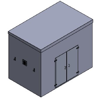 PWHG.4x2.5x3 GRP Booster Set Grand Enclosure