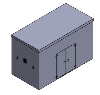 PWHG.5x2.5x3 GRP Grand Pump Enclosure