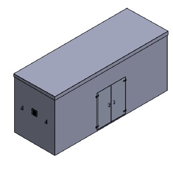 PWHG.7x2.5x3 GRP Booster Set Grand Enclosure