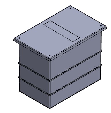 650 litre divided grp tank