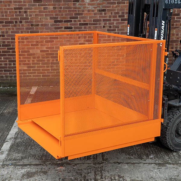 Invicta Crane Pallet Fork Cage - Forklift Attachment
