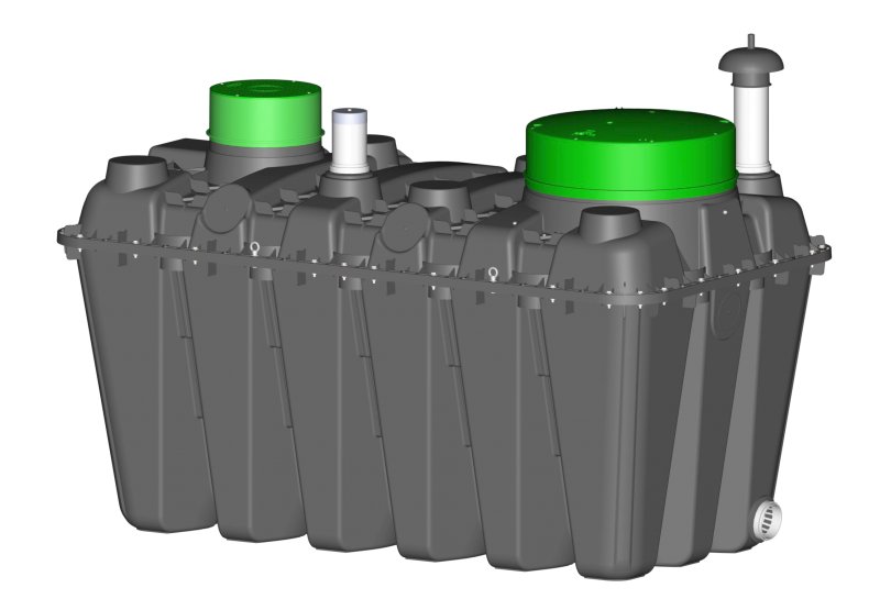 BioRock Beasy Non Electrical 2PE Sewage Treatment Plant