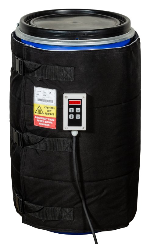 Drum Heating Jacket 0-90ºC Digital for 105 - 120 L Plastic drum