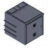 1000 Litre GRP Pump Enclosure with built in Tank, CAT 5 AB air gap