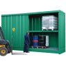 Steel Bunded IBC, Drum Store, DPU32-8, To Hold 32 Drums or 8 IBC's