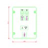 Single Pump Control Panel dims