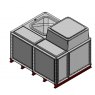 3000 Litre GRP Sectional Water Tank, 2x1.5x1 Internally Flanged Base, AB Airgap (IFB)