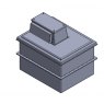 712 Litre Type AB Air Gap GRP Water Tank - Two Piece Insulated, Cat 5