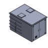 6000 Litre GRP Pump Enclosure with built in tank and Triple Pump Max Flow 240L/Min 12000-6000