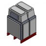 1520 Litre GRP Sectional Water Tank, Totally Internally Flanged, Divided, AB Airgap