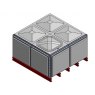 5315 Litre GRP Sectional Water Tank, Totally Internally Flanged (TIF)