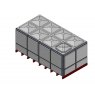 14722 Litre GRP Sectional Water Tank, Totally Internally Flanged (TIF)
