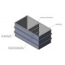 1818 Litre Divided GRP Water Tank, Insulated