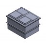 1364 Litre Divided GRP Water Tank, Insulated