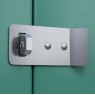 Hasp and staple