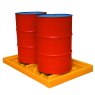 Spill drip tray base only, 145 Litre, side view